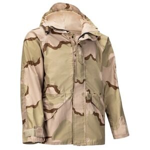 New USGI Cold Weather PARKA 100% Nylon Desert Camo SP0100-05-D-4962 Size XL Long